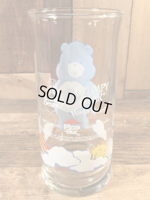 ケアベアのグランピーベアの80’sヴィンテージガラスコップ