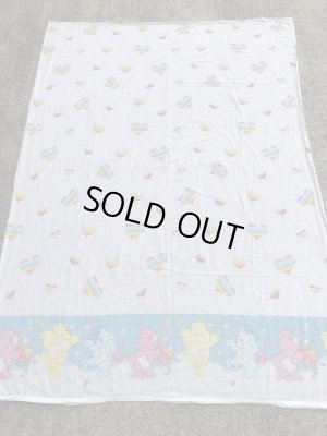 ケアベアのハートのビンテージフラットシーツ