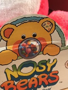 他の写真1: Playskool Nosy Bears “Popper Nosy Bear” Plush Doll　ノージーベア　ビンテージ　プラッシュドール　縫いぐるみ　80年代