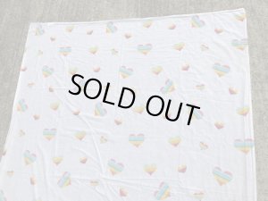 ケアベアのハートのビンテージフラットシーツ