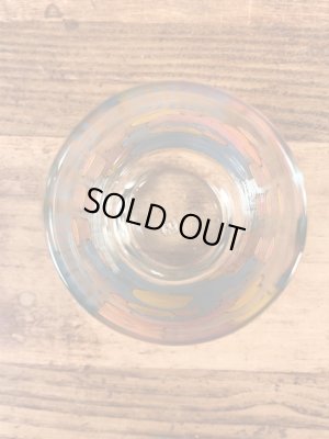 アンカーホッキング社製のポップルズの80年代ビンテージガラスコップ