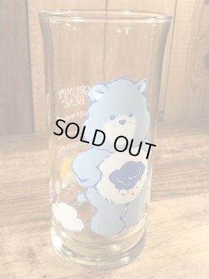 ピザハットから配布されたケアベアの80年代ビンテージグラス