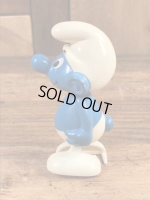 Wallace Berrie社製のスマーフの80’sヴィンテージワインドアップトイ