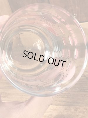 アンカーホッキング社製のポップルズの80年代ビンテージガラスコップ