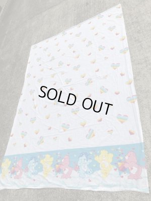 ケアベアのハートのビンテージフラットシーツ