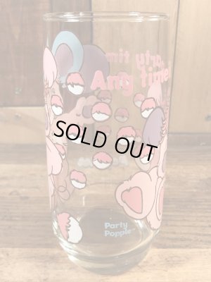 ポップルズの“Party Popple”の80’sヴィンテージグラスタンブラー