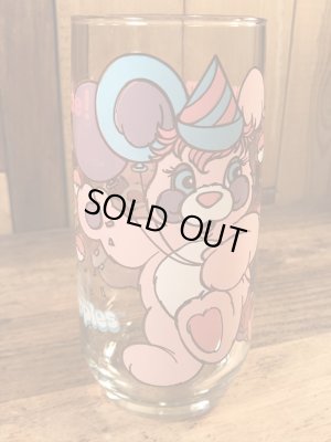 アンカーホッキング社製のポップルズの80年代ビンテージガラスコップ