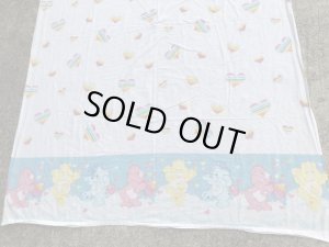 ケアベアのハートのビンテージフラットシーツ