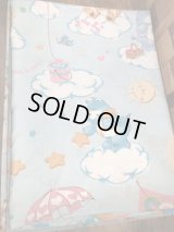 Care Bears Blue Twin Flat Sheet　ケアベア　ビンテージ　フラットシーツ　80年代