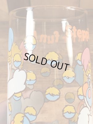 アンカーホッキング社製のポップルズの80年代ビンテージガラスコップ