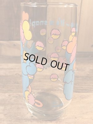 ポップルズの“P.C. Popple”の80’sヴィンテージグラスタンブラー