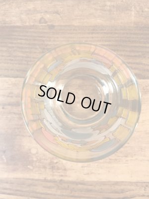 アンカーホッキング社製のポップルズの80年代ビンテージガラスコップ