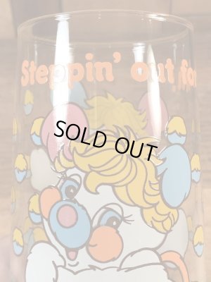 アンカーホッキング社製のポップルズの80年代ビンテージガラスコップ