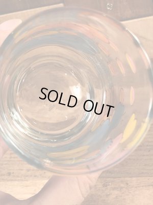 アンカーホッキング社製のポップルズの80年代ビンテージガラスコップ