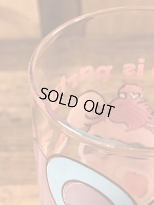 アンカーホッキング社製のポップルズの80年代ビンテージガラスコップ