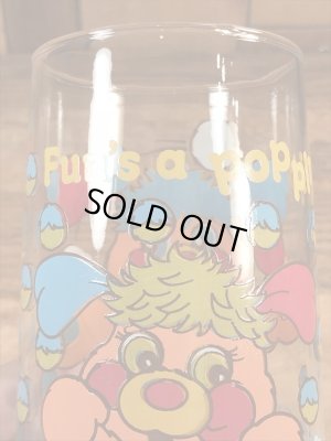 アンカーホッキング社製のポップルズの80年代ビンテージガラスコップ