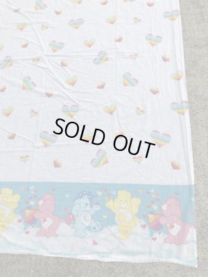 ケアベアのハートのビンテージフラットシーツ