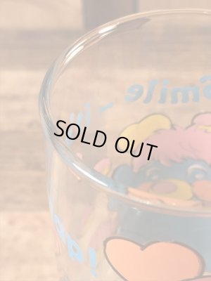 アンカーホッキング社製のポップルズの80年代ビンテージガラスコップ