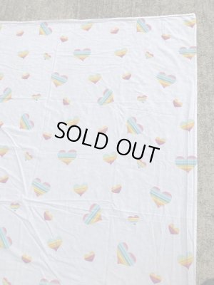 ケアベアのハートのビンテージフラットシーツ