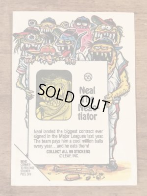 LEAF社製のBaseball Awesome All Starsの80’sヴィンテージステッカーカード