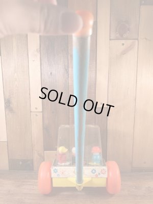 Fisher Price社製のリトルピープルの60’sヴィンテージプルトイ