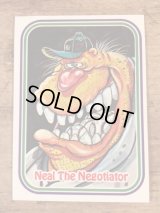 LEAF Baseball Awesome All Stars Stickers “Neal The Negotiator” 55　ベースボールオウサムオールスターズ　ビンテージ　ステッカーカード　80年代