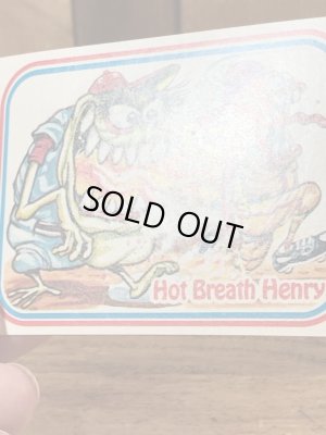 LEAF社製のベースボールモンスターの80年代ビンテージシールカード