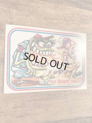 LEAF社製のベースボールモンスターの80年代ビンテージシールカード