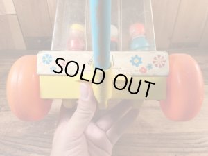 Fisher Price社製のリトルピープルの60’sヴィンテージプルトイ