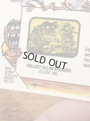 LEAF社製のベースボールモンスターの80年代ビンテージシールカード