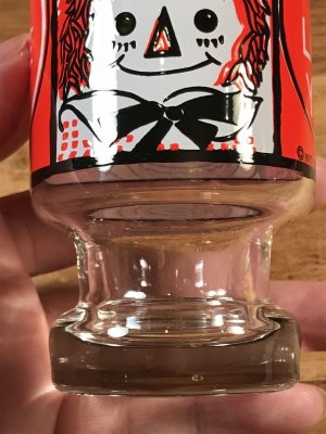 Bobbs-Merrill社製のラガディアン＆アンディの70’sヴィンテージミニグラス