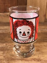 Bobbs-Merrill Raggedy Ann & Andy “I Love You” Glass　ラガディアン＆アンディ　ビンテージ　グラス　70年代