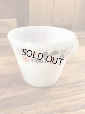 ターモクリサの花柄の70〜80年代ビンテージマグカップ