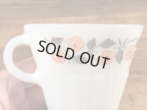 ターモクリサの花柄の70〜80年代ビンテージマグカップ