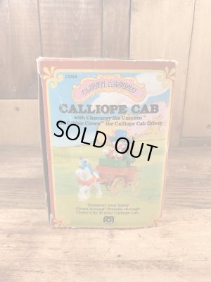 クラウンアラウンドの馬車の80年代ビンテージPVCフィギュア