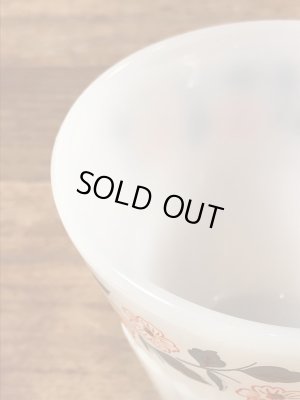 ターモクリサの花柄の70〜80年代ビンテージマグカップ