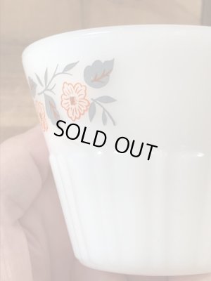 ターモクリサの花柄の70〜80年代ビンテージマグカップ