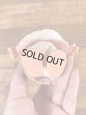 メイドインジャパン製の女の子の60’sヴィンテージソフビドール