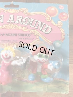 Clown Aroundの3体セットの80’sヴィンテージPVCフィギュア