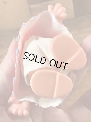 メイドインジャパン製の女の子の60’sヴィンテージソフビドール