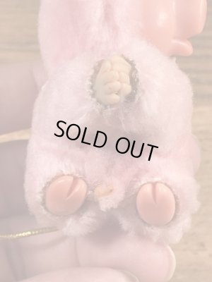 マペットショウのミスピギーに似た豚の80’sヴィンテージクリップドール