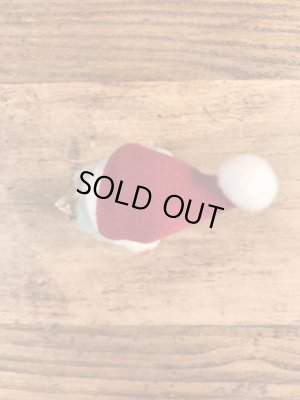 サンタクロースのクマの80年代ビンテージクリップ人形