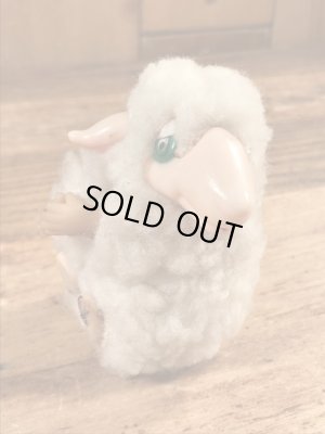 ヒツジの80年代ビンテージクリップ人形