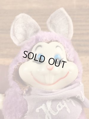 イースターのウサギの80年代ビンテージクリップドール