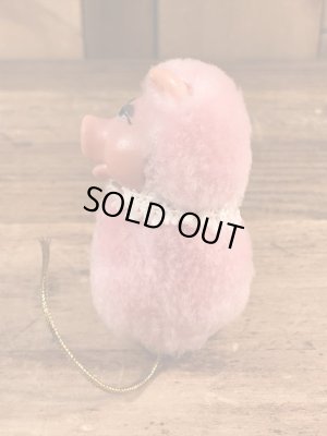 マペットショウのミスピギーに似た豚の80’sヴィンテージクリップドール