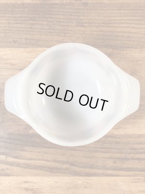 スコットマインツ社製の花柄の60〜70年代ビンテージミニキャセロール