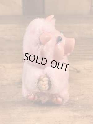 ミスピギーに似たブタの80年代ビンテージクリップドール