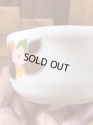 スコットマインツ社製の花柄の60〜70年代ビンテージミニキャセロール