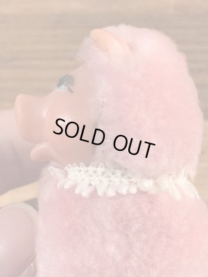 ミスピギーに似たブタの80年代ビンテージクリップドール