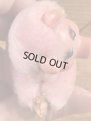 ミスピギーに似たブタの80年代ビンテージクリップドール